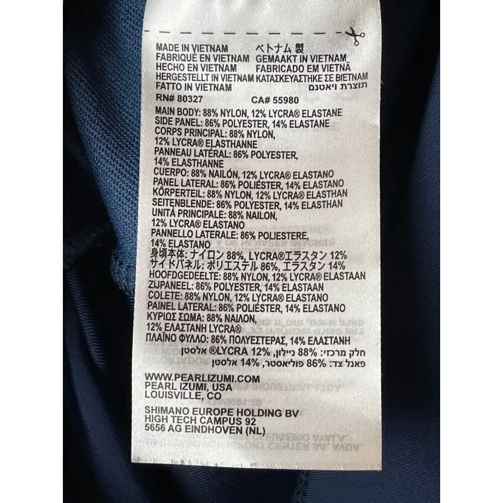 Pearl Izumi For Women Studio Navy Phyllite 3 Quarter Leggings Size XL - Picture 8 of 9